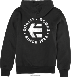 642ZZ130 desde 1986 jersey con cremallera negro-blanco etnies Etnies blanco negro