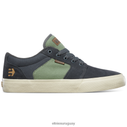 642ZZ327 etnies barge ls gris/verde Etnies Verde gris
