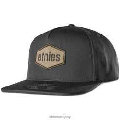 642ZZ341 gorra snapback etnies millwood negro Etnies negro