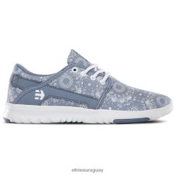 642ZZ389 etnies scout mujer negra Etnies negro/rosa