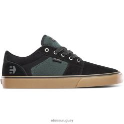 642ZZ398 barcaza ls negro/verde/goma Etnies negro/verde/goma