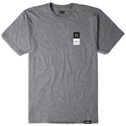 642ZZ404 Camiseta etnies eblock stack gris/jaspeado Etnies gris/brezo
