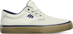 642ZZ674 etnies singleton vulc xlt blanco/azul marino Etnies blanco/azul marino/goma