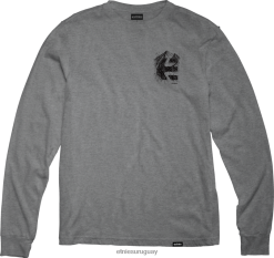 642ZZ740 Camiseta etnies gris/brezo rp doble flecha l/s Etnies gris/brezo