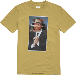 642ZZ747 Camiseta de fútbol condenada mostaza etnies Etnies mostaza