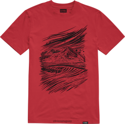 642ZZ751 camiseta rp Scenic etnies roja Etnies rojo