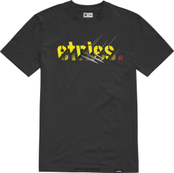 642ZZ766 camiseta e slash etnies negra Etnies negro