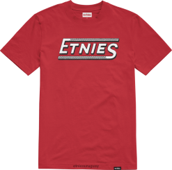 642ZZ769 camiseta etnies roja Etnies rojo