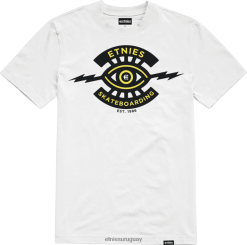 642ZZ785 camiseta etnies blanca jw wash Etnies blanco