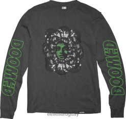 642ZZ797 Camiseta etnies carbón/brezo condenado l/s Etnies carbón/brezo