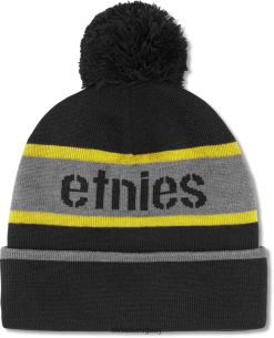 642ZZ847 plantilla pompón gorro etnies negro/amarillo Etnies amarillo negro