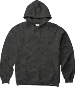 642ZZ95 Jersey lavado con bordado del equipo etnies negro-negro Etnies negro Negro